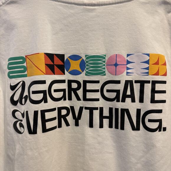 Crytpo Aggregation Summit Shirt Mens XL Aggregate Everything Web3 Blockchain Tee - Picture 7 of 11